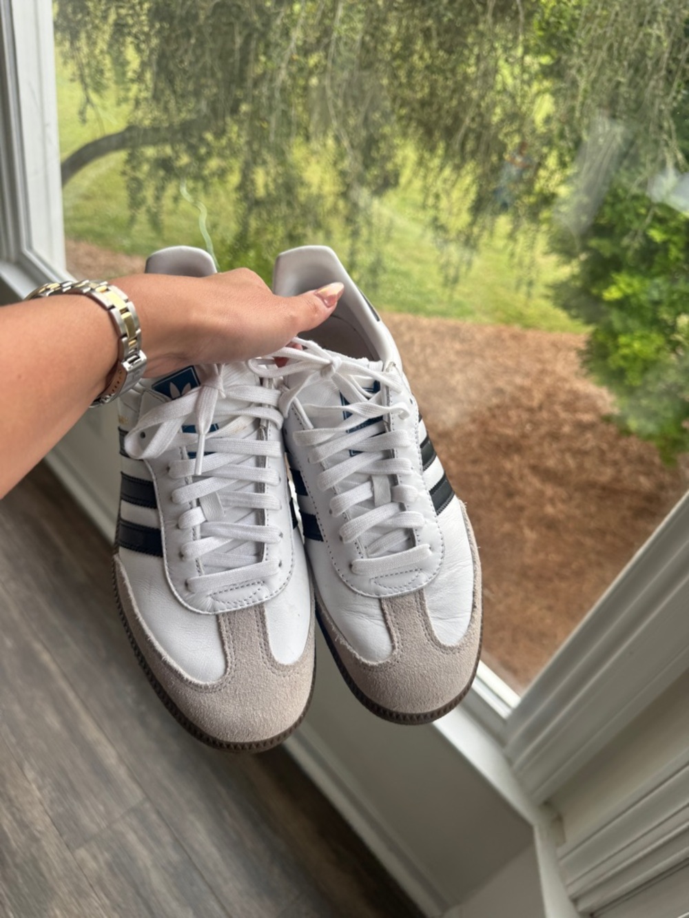 Adidas samba black white 10 men’s sneakers - Picture 3 of 6